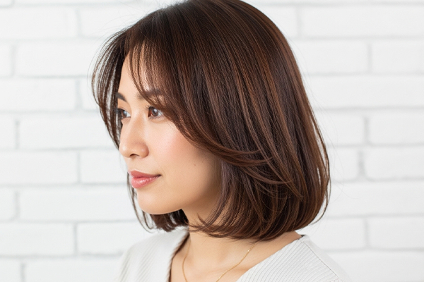 ボブヘアの女性