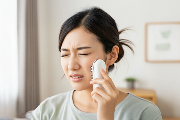 謝った美顔器の使用方法