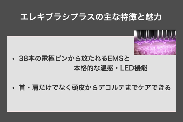 エレキブラシの主な特徴と魅力